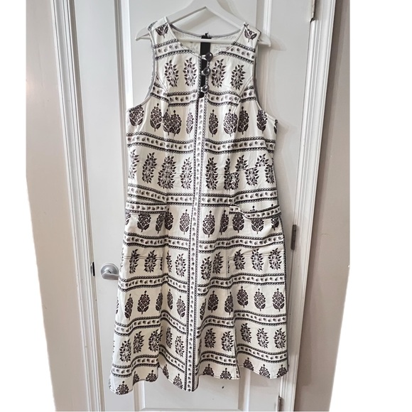 ANTHROPOLOGIE Woodblock Midi Dress US 20W - Picture 6 of 9